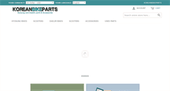 Desktop Screenshot of koreanbikeparts.com